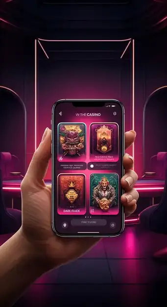 Moderne und benutzerfreundliche Oberfläche von Gizbo Casino mit vielfältigen Spielen und Menüoptionen